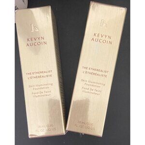 2 Pack Kevyn Aucoin The Etherealist Skin Illuminating Foundation DEEP EF-15 28 m